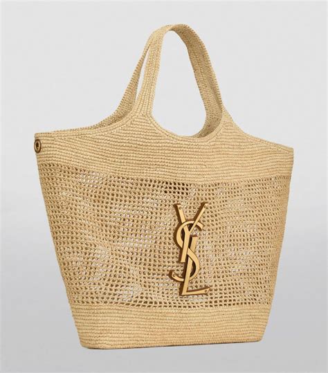 saint laurent raffia bag sale|yves saint laurent large tote.